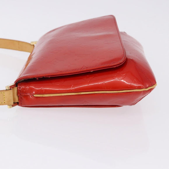 LOUIS VUITTON Monogram Vernis Thompson Street Bag Red M91094 LV Auth BA14781