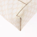 CELINE Macadam Hand Bag PVC Leather White Auth BA14782-13