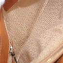 CELINE Macadam Hand Bag PVC Leather White Auth BA14782-17