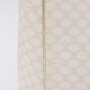 CELINE Macadam Hand Bag PVC Leather White Auth BA14782-4