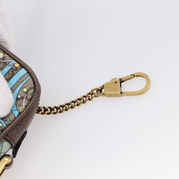 GUCCI GG Supreme Disney Donald Shoulder Bag PVC Beige 648124 Auth BA14784SAM