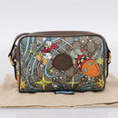 GUCCI GG Supreme Disney Donald Shoulder Bag PVC Beige 648124 Auth BA14784SAM-23