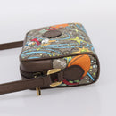 GUCCI GG Supreme Disney Donald Shoulder Bag PVC Beige 648124 Auth BA14784SAM-4