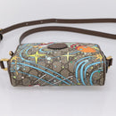 GUCCI GG Supreme Disney Donald Shoulder Bag PVC Beige 648124 Auth BA14784SAM-9
