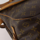 LOUIS VUITTON Monogram Saumur 35 Shoulder Bag M42254 LV Auth BA14790-18