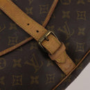 LOUIS VUITTON Monogram Saumur 35 Shoulder Bag M42254 LV Auth BA14790-22