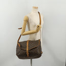 LOUIS VUITTON Monogram Saumur 35 Shoulder Bag M42254 LV Auth BA14790-29