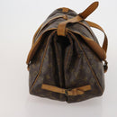 LOUIS VUITTON Monogram Saumur 35 Shoulder Bag M42254 LV Auth BA14790-4