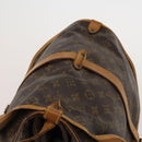 LOUIS VUITTON Monogram Saumur 35 Shoulder Bag M42254 LV Auth BA14790-6