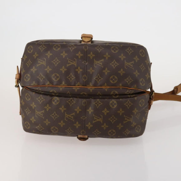 LOUIS VUITTON Monogram Saumur 35 Shoulder Bag M42254 LV Auth BA14790