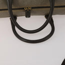 Salvatore Ferragamo Boston Bag Canvas 2way Khaki Gold Tone Auth BA14791-10