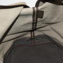 Salvatore Ferragamo Boston Bag Canvas 2way Khaki Gold Tone Auth BA14791-20
