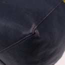 CELINE Horizontal Cabas Tote Bag Leather Khaki Navy Auth BA14793-14