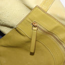 CELINE Horizontal Cabas Tote Bag Leather Khaki Navy Auth BA14793-20