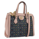 GUCCI GG Marmont Ofidia Hand Bag Denim 2way Blue 547551 Auth BA14795M-1