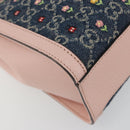 GUCCI GG Marmont Ofidia Hand Bag Denim 2way Blue 547551 Auth BA14795M-14