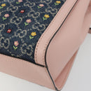 GUCCI GG Marmont Ofidia Hand Bag Denim 2way Blue 547551 Auth BA14795M-15