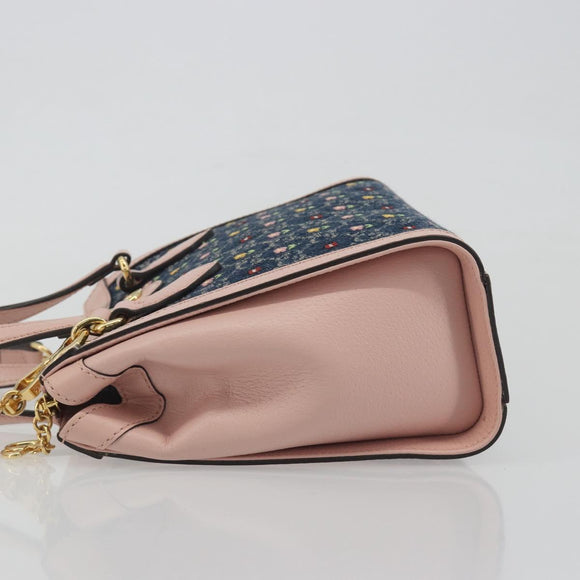 GUCCI GG Marmont Ofidia Hand Bag Denim 2way Blue 547551 Auth BA14795M