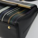 GIVENCHY Shoulder Bag Leather Black Gold Tone Auth BA14796A-10