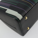 GIVENCHY Shoulder Bag Leather Black Gold Tone Auth BA14796A-13
