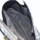GIVENCHY Shoulder Bag Leather Black Gold Tone Auth BA14796A-17