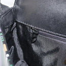 GIVENCHY Shoulder Bag Leather Black Gold Tone Auth BA14796A-20