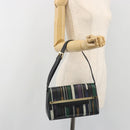 GIVENCHY Shoulder Bag Leather Black Gold Tone Auth BA14796A-22