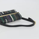 GIVENCHY Shoulder Bag Leather Black Gold Tone Auth BA14796A-7