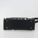 GIVENCHY Shoulder Bag Leather Black Gold Tone Auth BA14796A-9