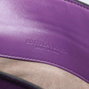 BOTTEGA VENETA INTRECCIATO Hand Bag Leather 2way Purple Gold Tone Auth BA14797V-22