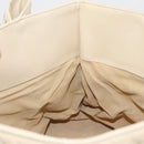 BOTTEGA VENETA INTRECCIATO Tote Bag Leather Ivory Gold Tone 171265 Auth BA14798V-18