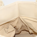 BOTTEGA VENETA INTRECCIATO Tote Bag Leather Ivory Gold Tone 171265 Auth BA14798V-19