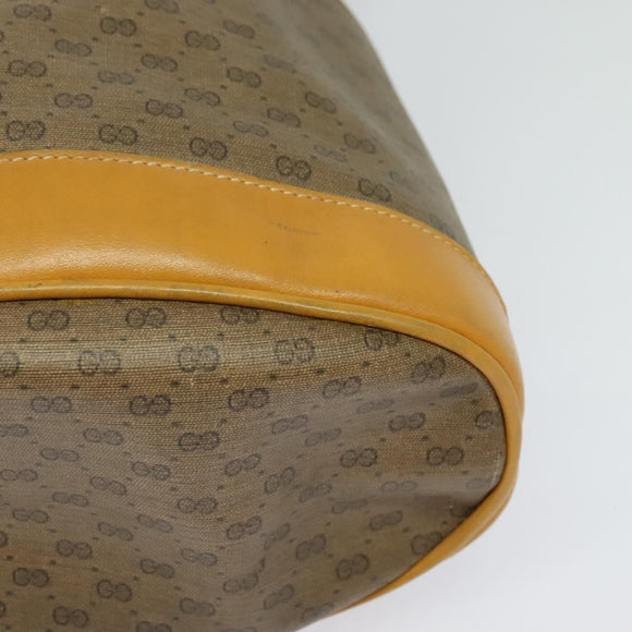 GUCCI GG Supreme Shoulder Bag PVC Beige Gold 001 116 0937 Auth BA1480