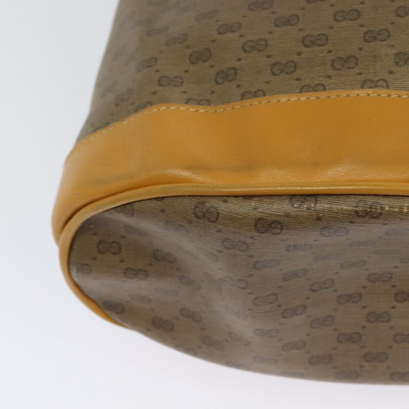 GUCCI GG Supreme Shoulder Bag PVC Beige Gold 001 116 0937 Auth BA1480