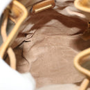 GUCCI GG Supreme Shoulder Bag PVC Beige Gold 001 116 0937 Auth BA1480-15