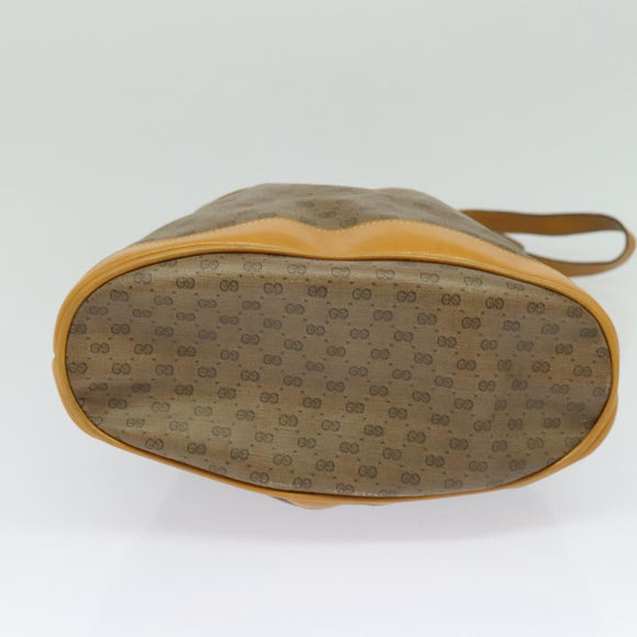 GUCCI GG Supreme Shoulder Bag PVC Beige Gold 001 116 0937 Auth BA1480