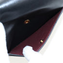 CELINE Chain Shoulder Bag Leather Black Gold Tone Auth BA14803V-15