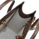 GUCCI GG Supreme Tote Bag PVC Leather 2way Beige Gold Tone 659983 Auth BA14805V-21