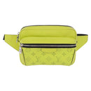 LOUIS VUITTON Taigalama Monogram Bum Bag Outdoor Jaune M30251 LV Auth BA14806M-13