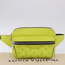 LOUIS VUITTON Taigalama Monogram Bum Bag Outdoor Jaune M30251 LV Auth BA14806M-12