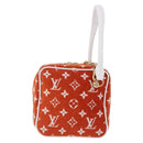 LOUIS VUITTON Monogram Jaguar LV Match Square Bag Orange M46212 Auth BA14807SAM-13