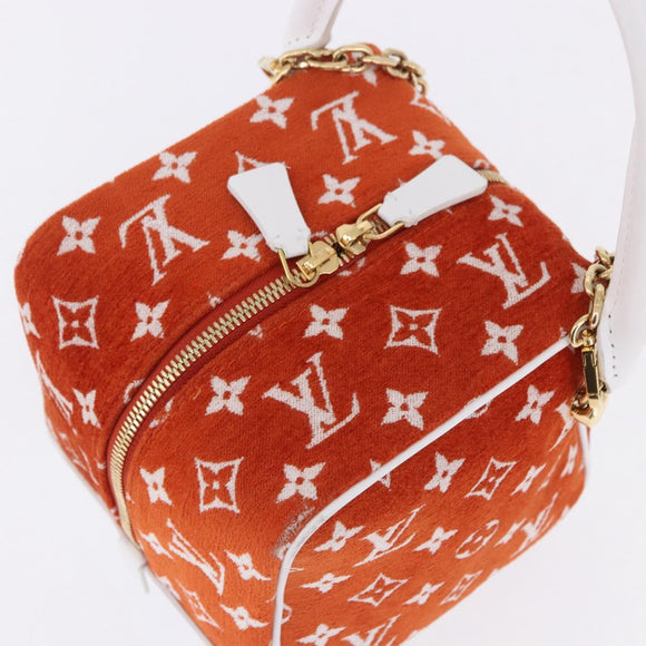 LOUIS VUITTON Monogram Jaguar LV Match Square Bag Orange M46212 Auth BA14807SAM