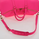 LOUIS VUITTON Keepall Bandouliere 50 Taurillon Fuchsia M56925 Auth BA14808SM-8
