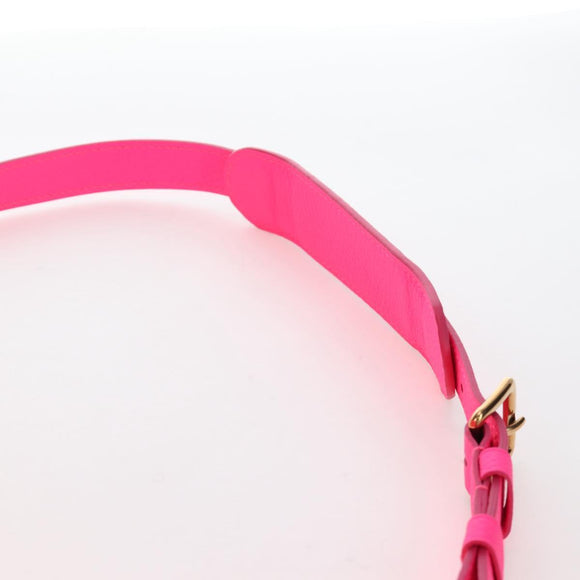 LOUIS VUITTON Keepall Bandouliere 50 Taurillon Fuchsia M56925 Auth BA14808SM