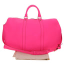 LOUIS VUITTON Keepall Bandouliere 50 Taurillon Fuchsia M56925 Auth BA14808SM-12