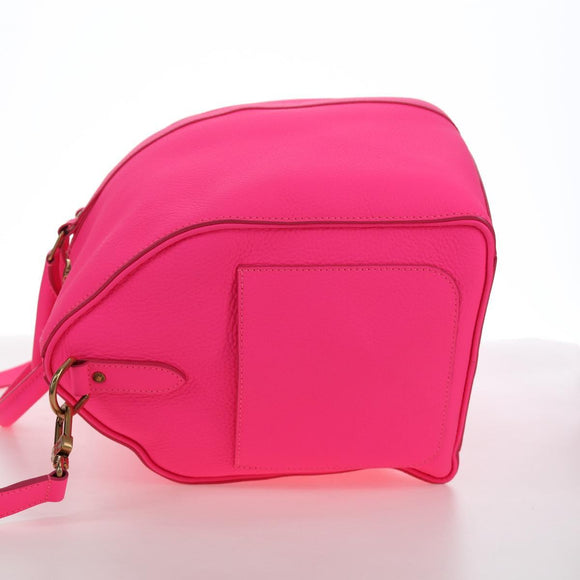 LOUIS VUITTON Keepall Bandouliere 50 Taurillon Fuchsia M56925 Auth BA14808SM
