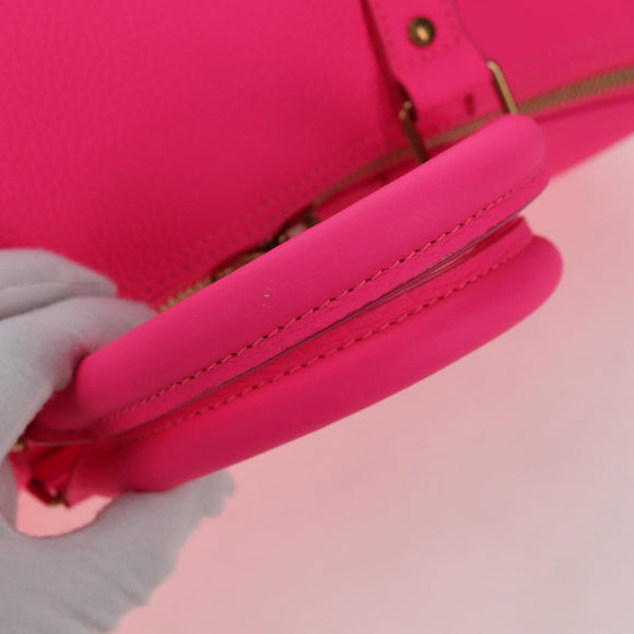 LOUIS VUITTON Keepall Bandouliere 50 Taurillon Fuchsia M56925 Auth BA14808SM