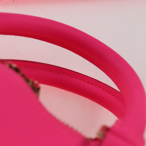 LOUIS VUITTON Keepall Bandouliere 50 Taurillon Fuchsia M56925 Auth BA14808SM