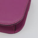 VALENTINO Studs Chain Shoulder Bag Leather Pink Gold Tone Auth BA14809A-15