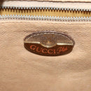 GUCCI GG Supreme Shoulder Bag PVC Beige Gold Auth BA1481-18